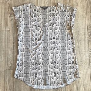 Express Snakeskin Top
